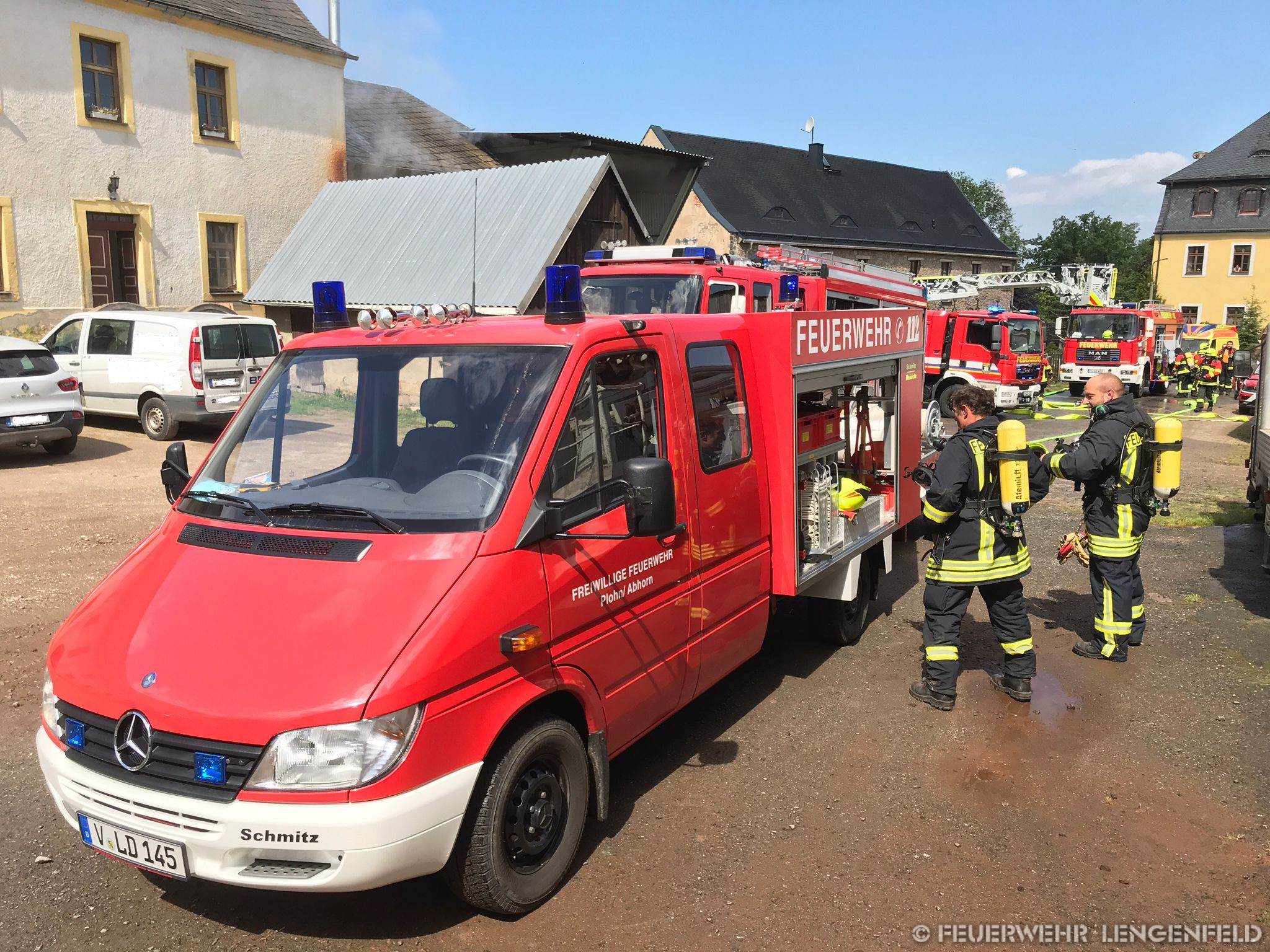 BR 2 Wohngeb ude Feuerwehr Lengenfeld
